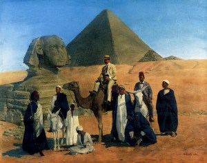 In Search Of The Pharaohs by Alois Stoff (1846-1902)